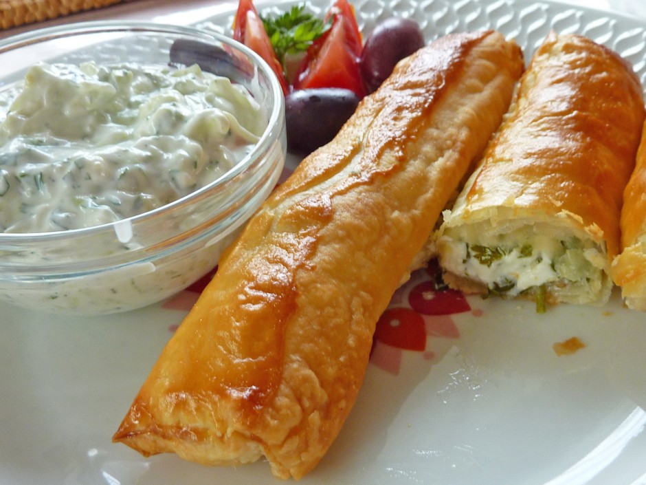 Schafkäseröllchen