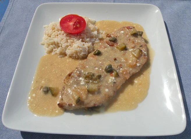 Schweinsschnitzel - pikant