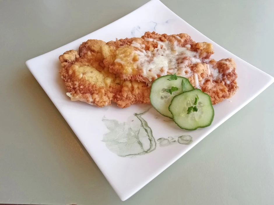 Pariser Schnitzel mit Käse