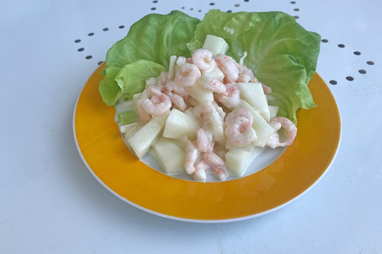 Shrimpscocktail mit Honigmelone