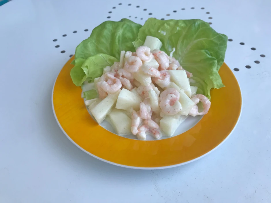 Shrimpscocktail mit Honigmelone