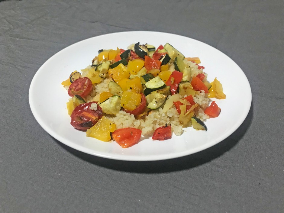 Bulgur mit Ofengemüse