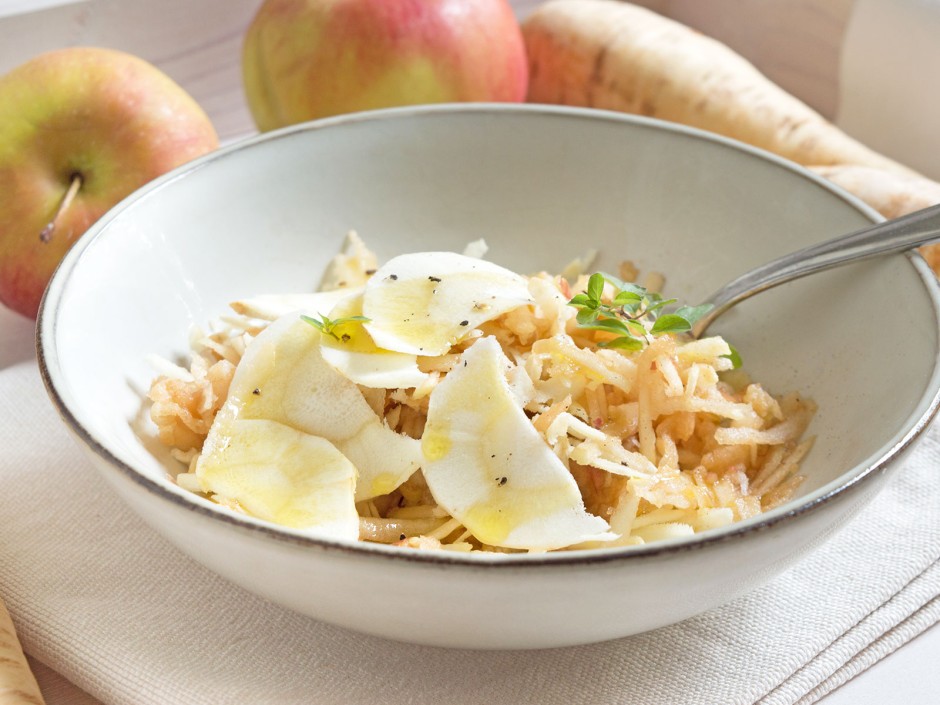 Pastinaken-Apfel-Salat