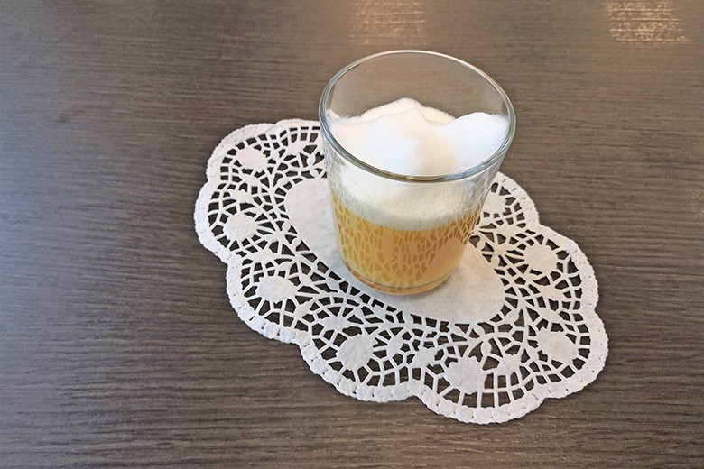 Orangen-Cappucino