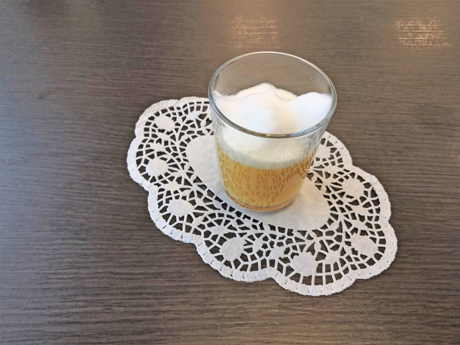 Orangen-Cappucino