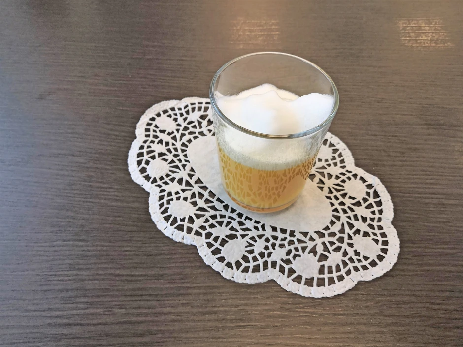 Orangen-Cappucino