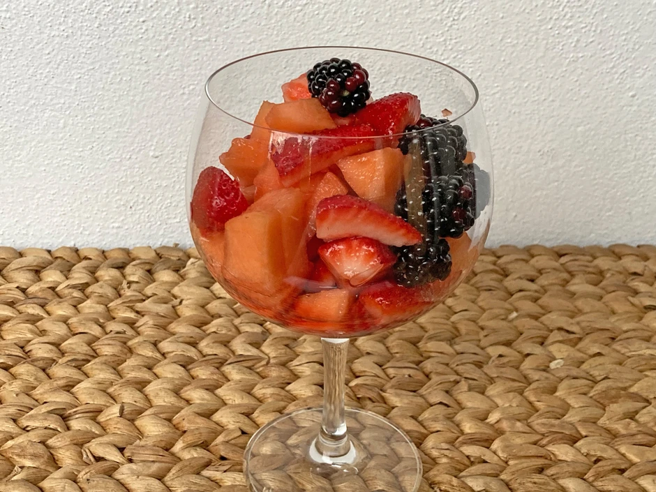 Erdbeer-Melonensalat mit Campari
