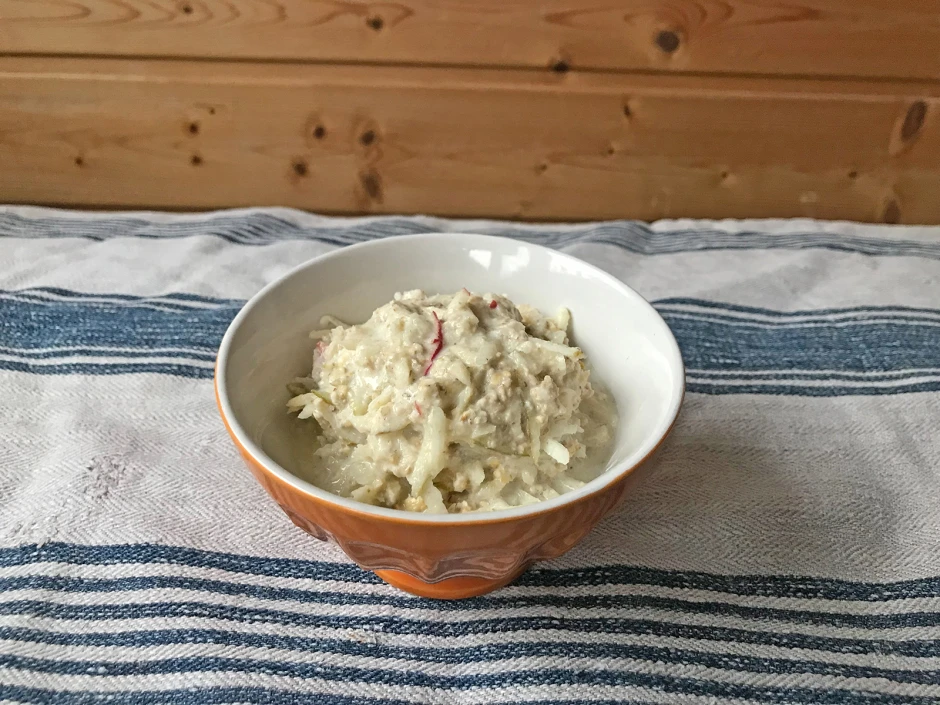 Overnight Oats mit Birne und Rosmarin