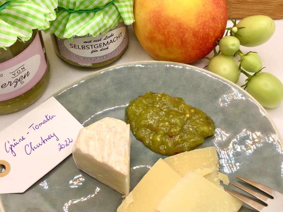 Grüne Tomaten Chutney