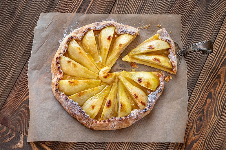 Birnen-Ingwer-Galette