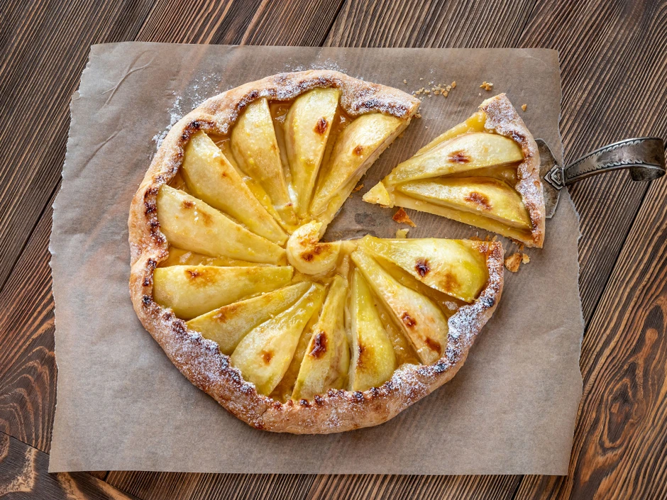 Birnen-Ingwer-Galette