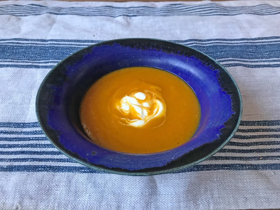 Karotten-Knoblauch-Suppe