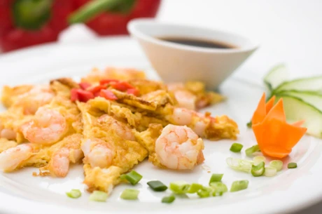 Shrimps Omelette