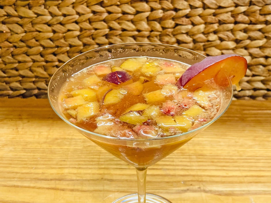 Weinbergpfirsich-Cocktail