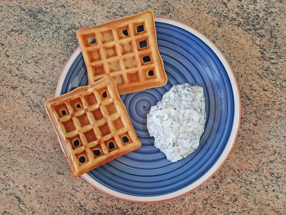 Kichererbsen Waffel glutenfrei