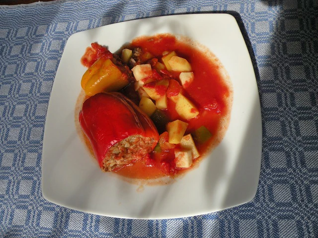 Gef&uuml;llte Paprika mal anders