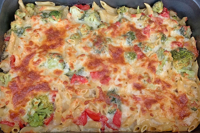 Brokkoli-Nudel-Auflauf