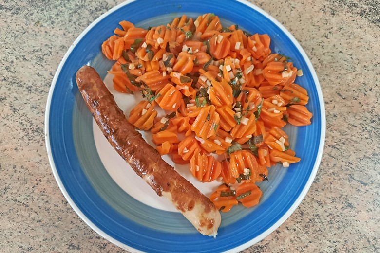 Knoblauch-Karotten