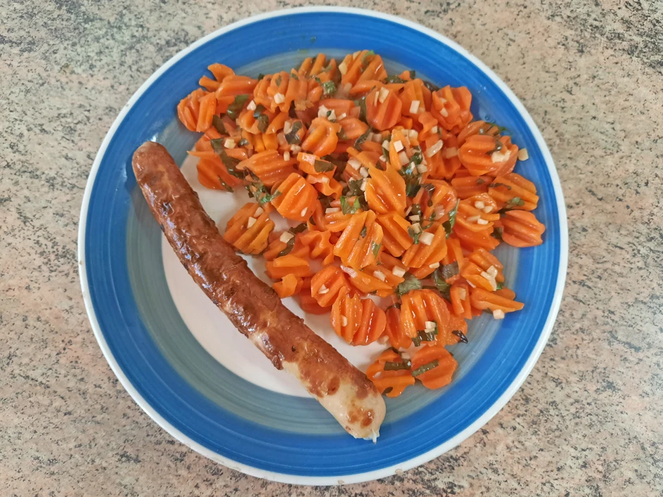 Knoblauch-Karotten