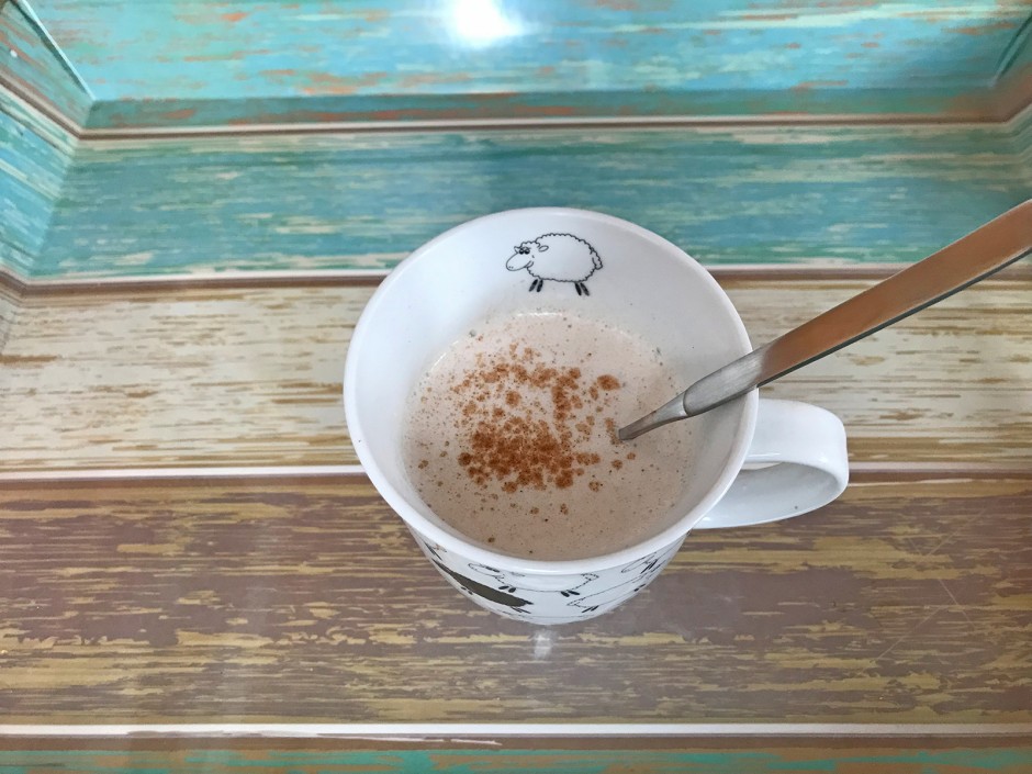 Karamellisierte Hafer-Zimt-Milch