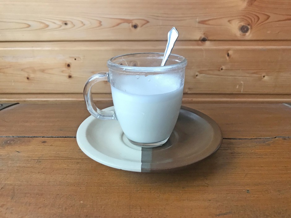 Heiße Mandelmilch