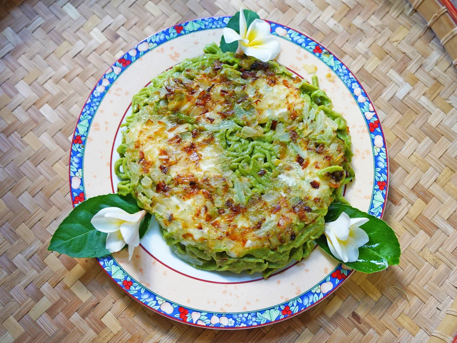 Gr&uuml;ne Spinat-K&auml;sesp&auml;tzle