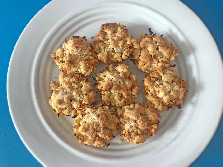 Apfel-Crumble-Muffins