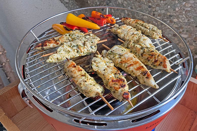Hühnerfiletspieße Mediterran
