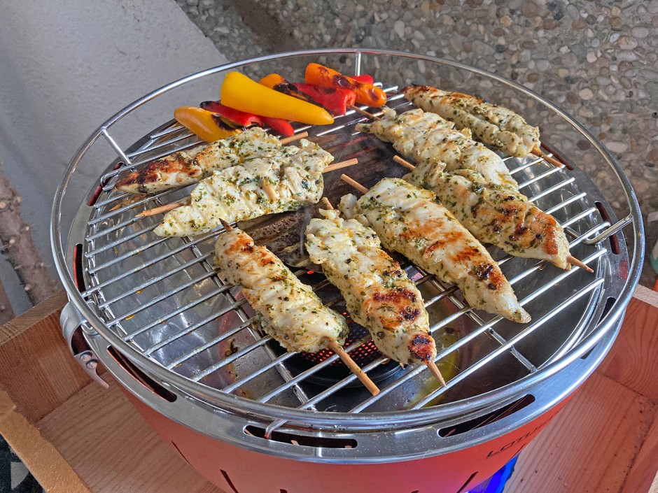 Hühnerfiletspieße Mediterran