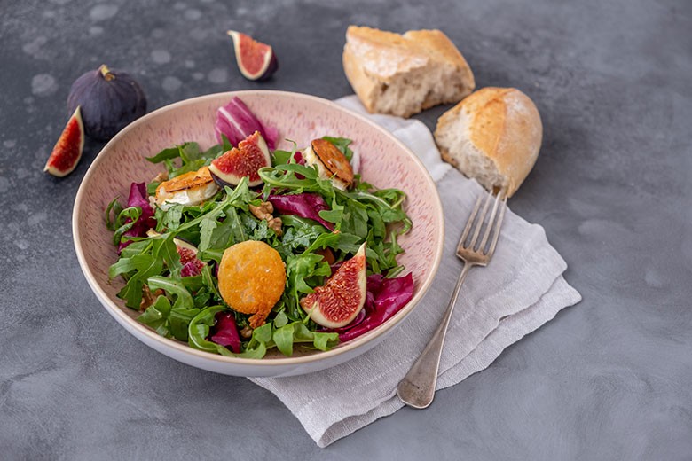 Rucola Ziegenkäse Salat