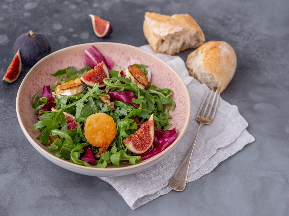 Rucola Ziegenkäse Salat