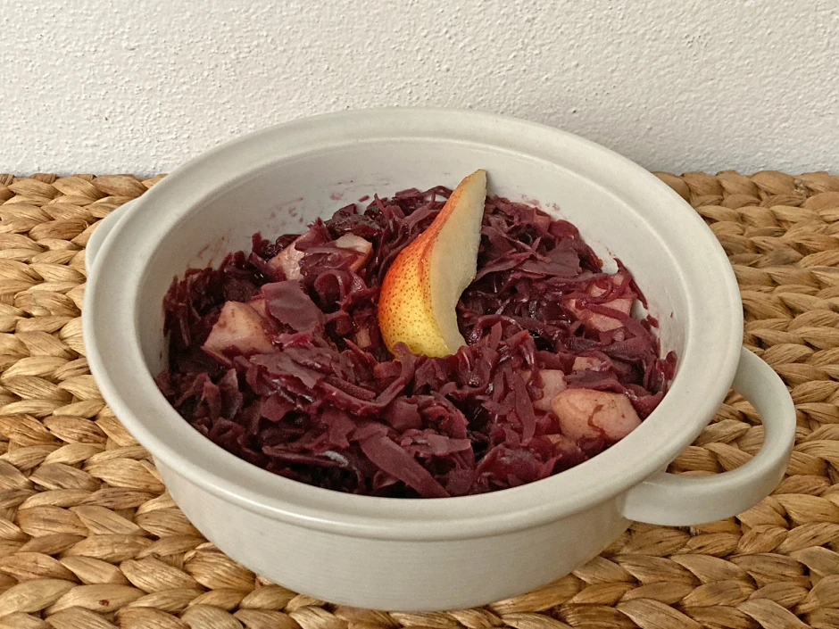 Blaukraut mit Cranberry und Birne