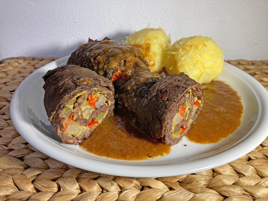 Rouladen mit Lebkuchenso&szlig;e
