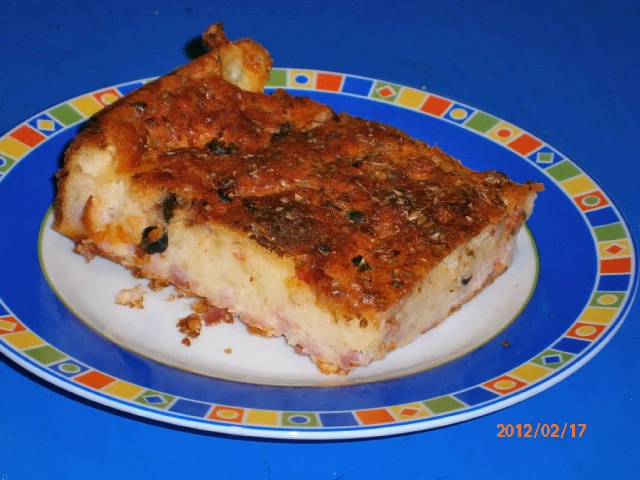 Brasilianischer Auflauf mit Schinken und Kokosmilch