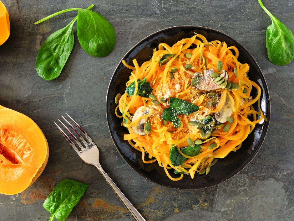Low Carb Kürbisnudeln
