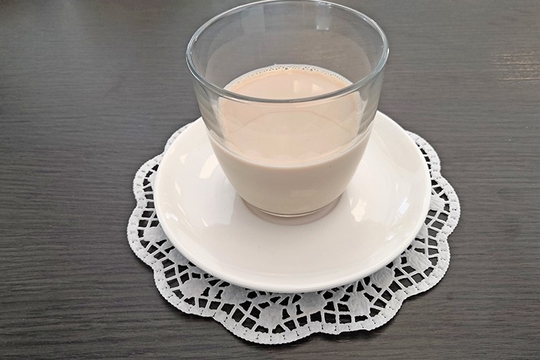 Maronimilch, kalt vegan