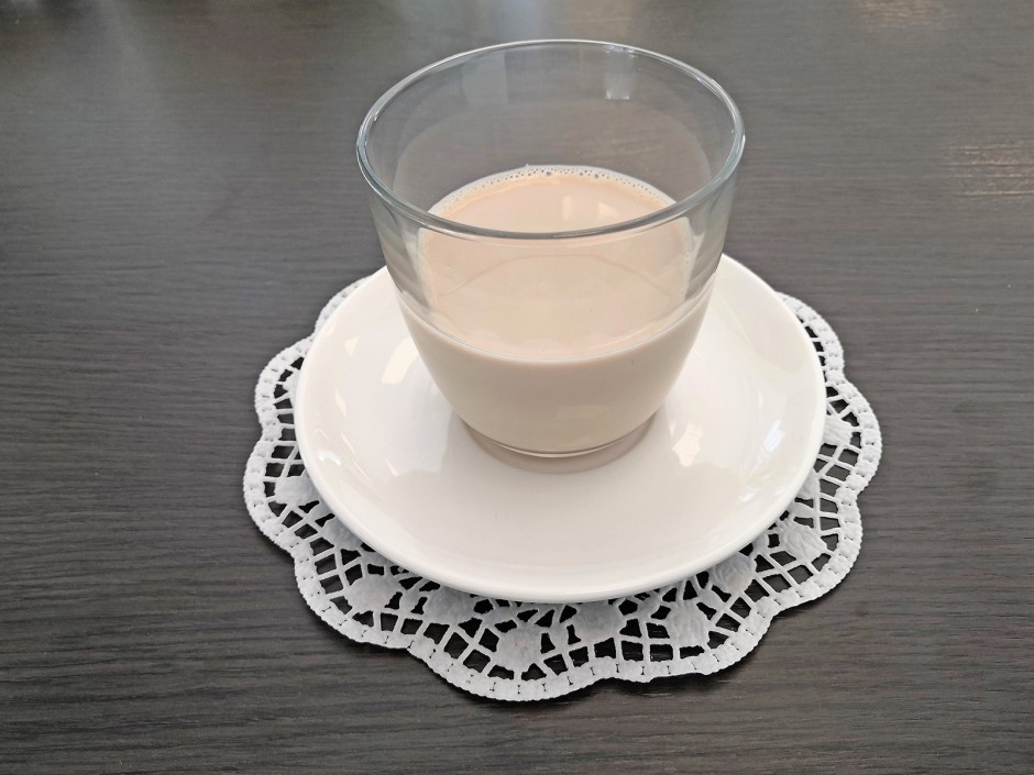 Maronimilch, kalt vegan