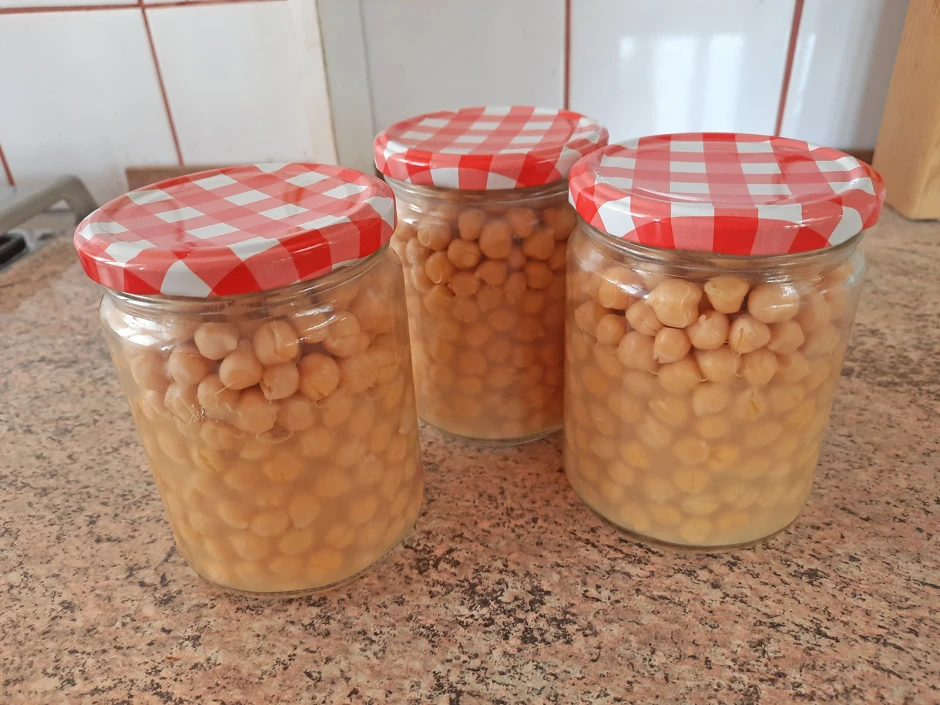 Kichererbsen auf Vorrat aus dem Schnellkochtopf
