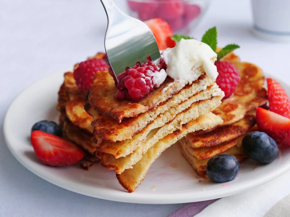 Low Carb Pancakes mit Mandelmehl
