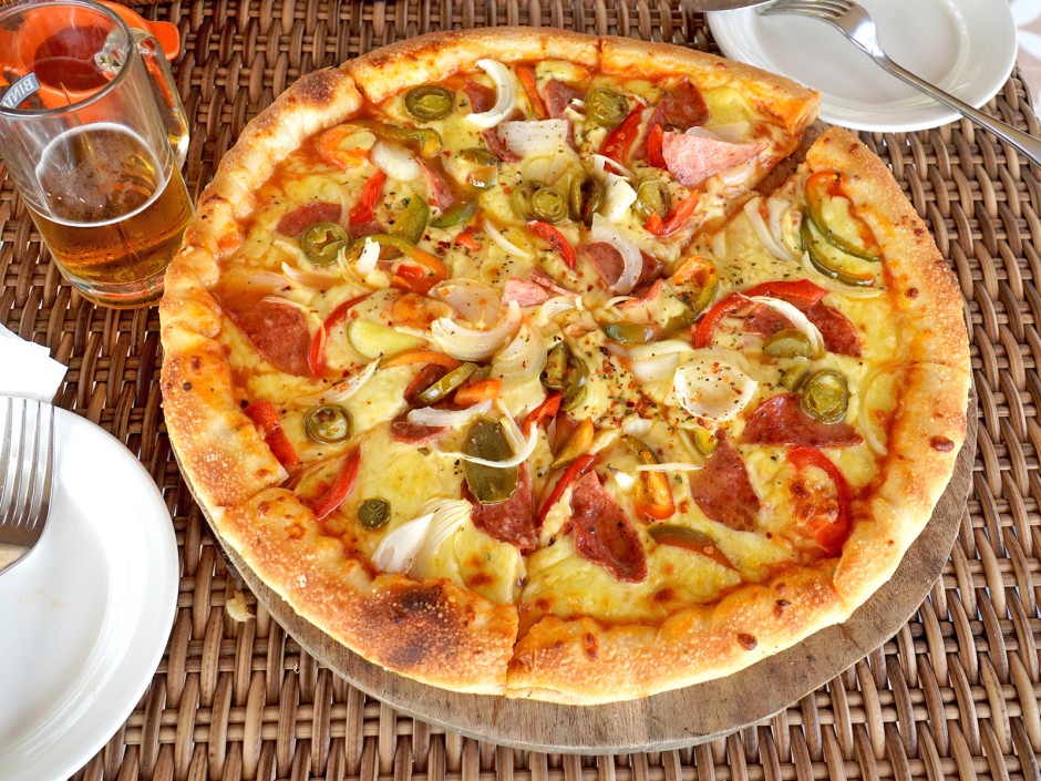 Saftige Pizza alla Siciliana