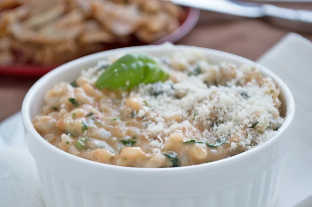 Spinat-Risotto
