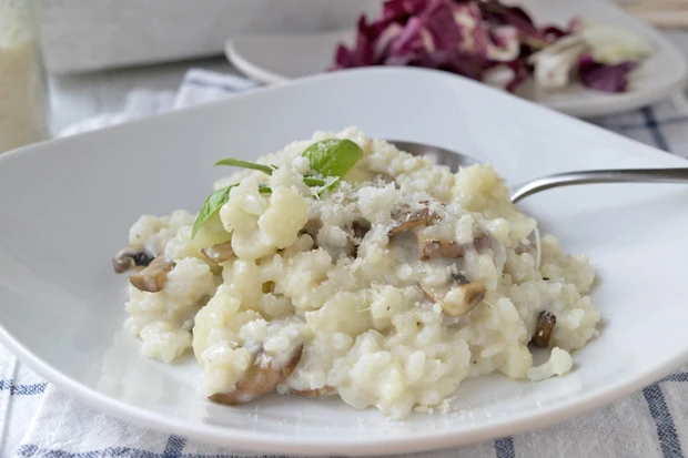 Blumenkohl Pilz Risotto
