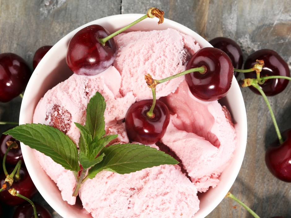 Kirsch-Sahne-Eis