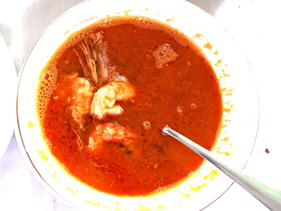 W&uuml;rzige Garnelensuppe alla Coco Loco