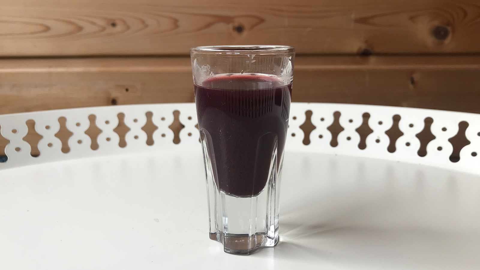 Kaffeeshot mit Aronia