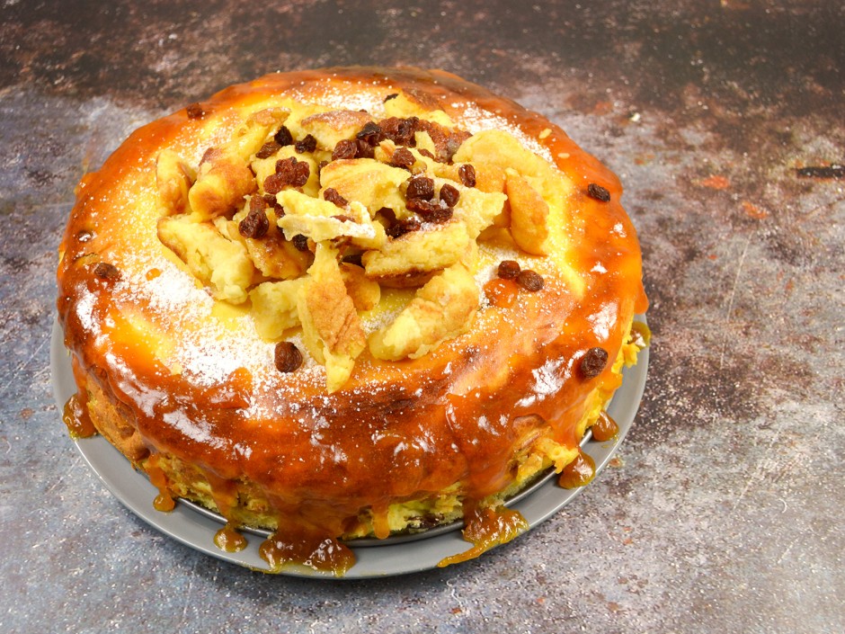 Kaiserschmarren Topfenkuchen