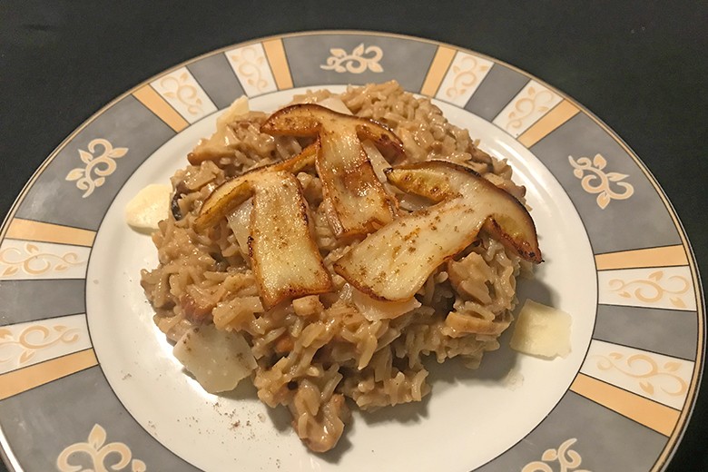 Schwammerlreis auf Risottoart
