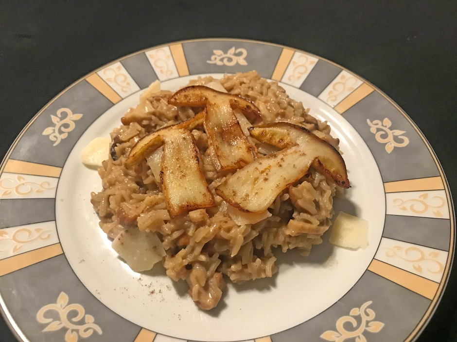 Schwammerlreis auf Risottoart