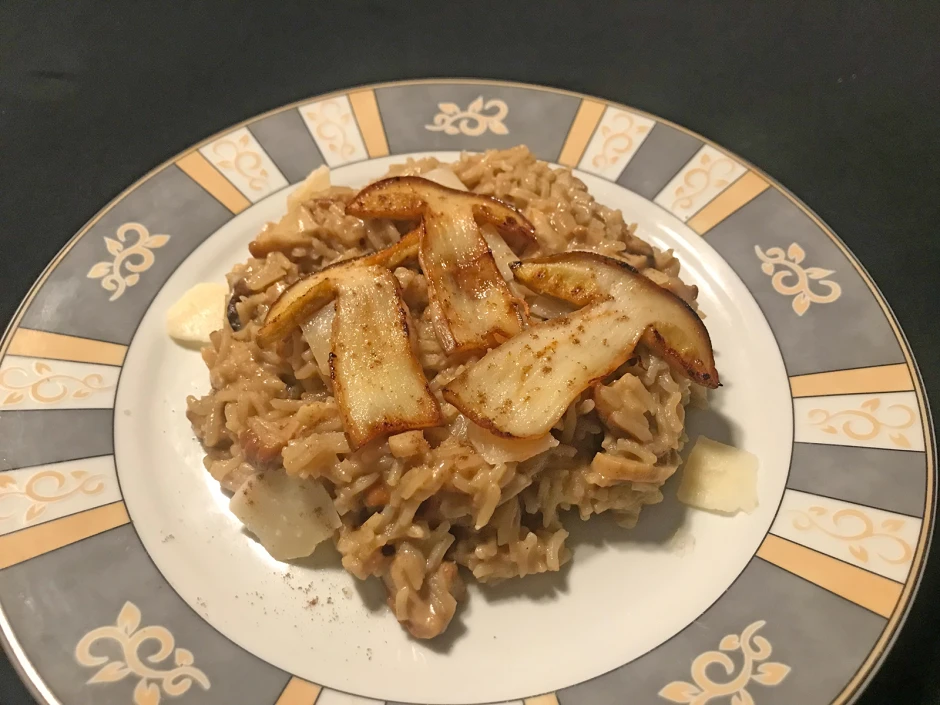 Schwammerlreis auf Risottoart