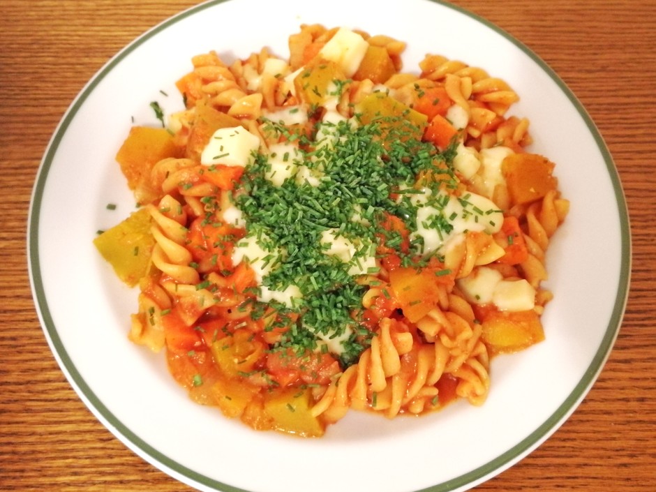 Karotten - Kürbis - Pasta